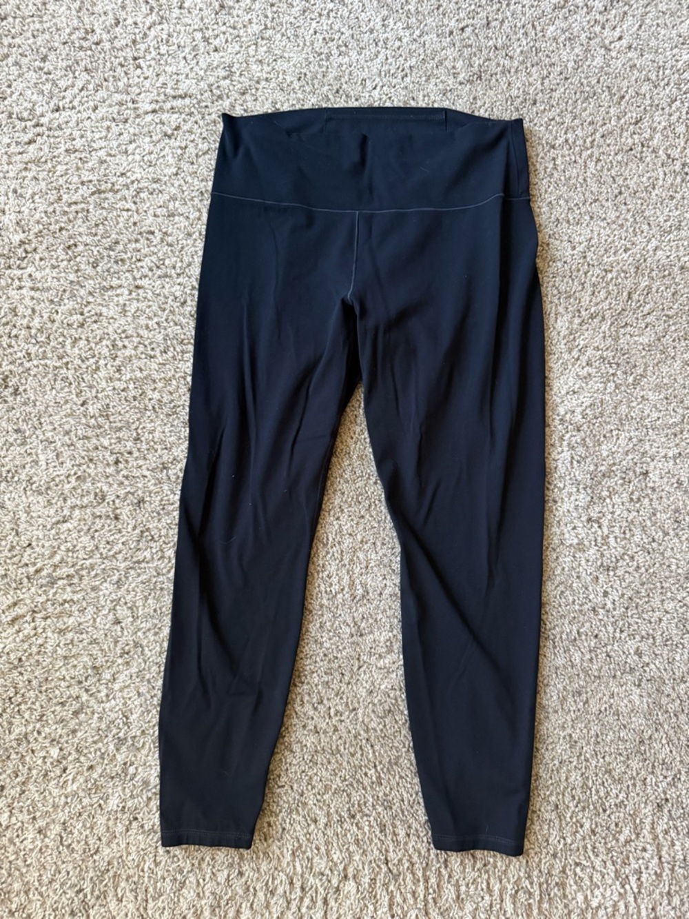 Old Navy Black High-Rise StudioSmooth 7/8 Leggings